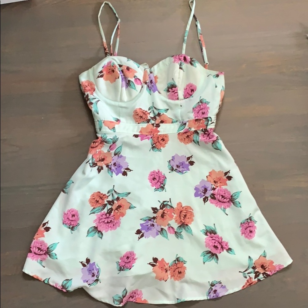 Flirty Floral Skater Dress